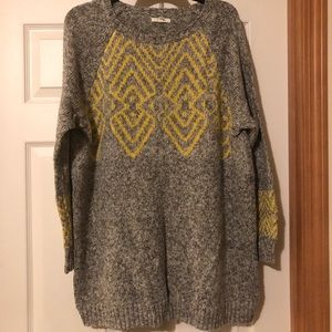 Gray and yellow Maurices sweater